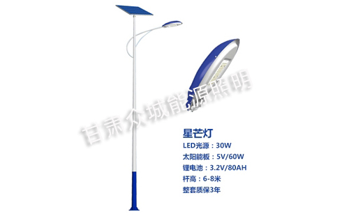 新区太阳能路灯核心技术参数解读 新区太阳能路灯核心技术参数解读